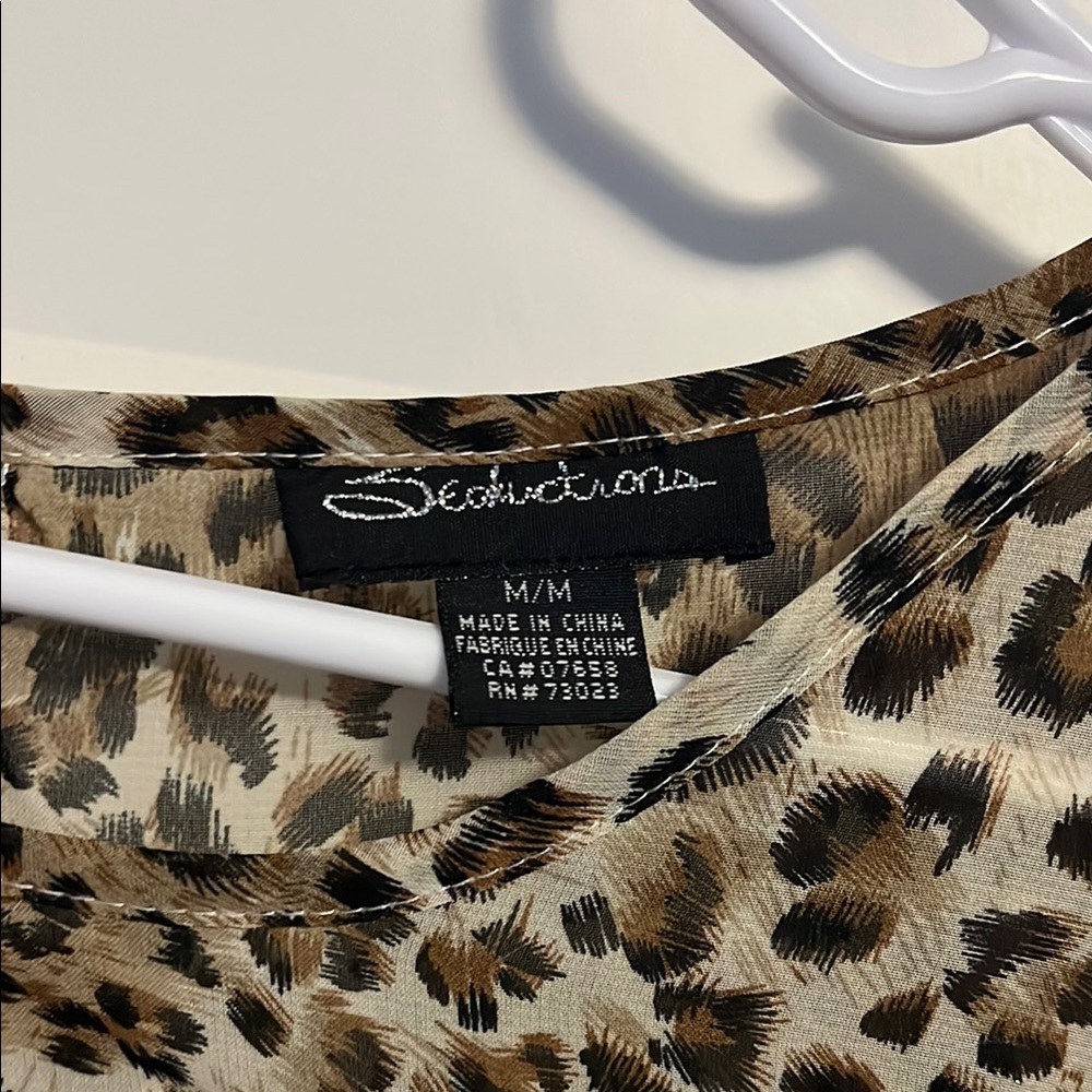 Leopard Print Blouse - Picture 2 of 5